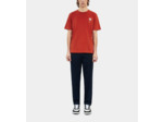 T-Shirt Rouge Avec Broderie Palm Tree red brique