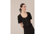 Chemise Clorinda Noir en Coton