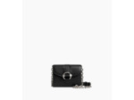 Porte cartes à bandoulière amovible Pia en cuir lisse