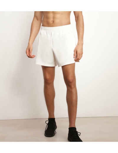 Short de sport homme en matière aérée Écru Dim Move