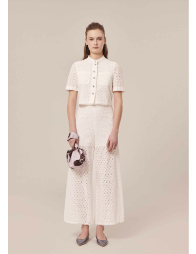 Pantalon Paquita Blanc en Coton