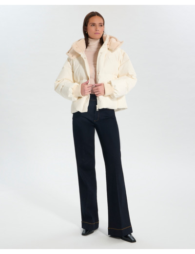 Doudoune Driss Ecru en Polyester