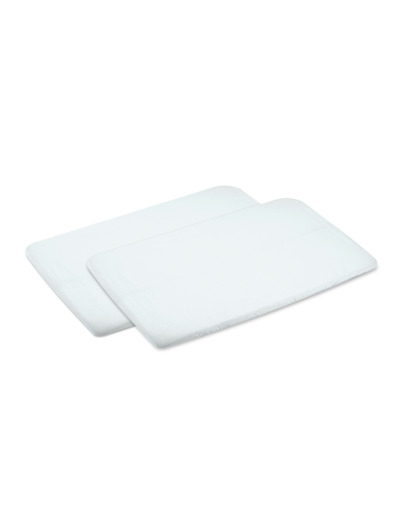 Bebeconfort Draps-housses pour Cododos et Berceaux Amara, Calidoo et Zina (Lot x2) Blanc