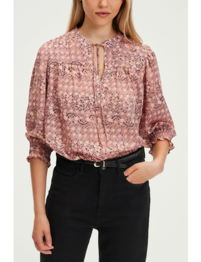 Blouse en mousseline fleurie - BELPHERA