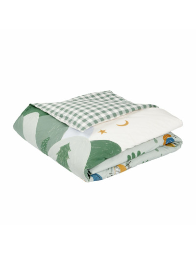Housse couette enfant Les Louveteaux | Tradition des Vosges