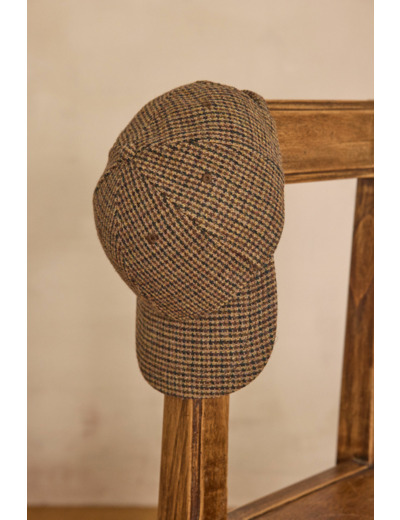 Casquette HELENA à carreaux