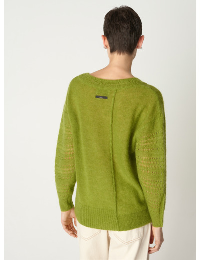 Pull danielle velour de mousse