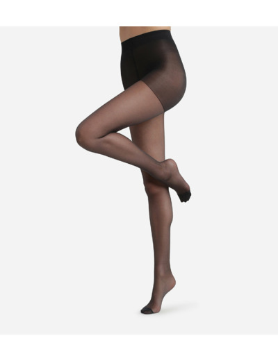 Collant noir Diam's Voile Galbé 22D