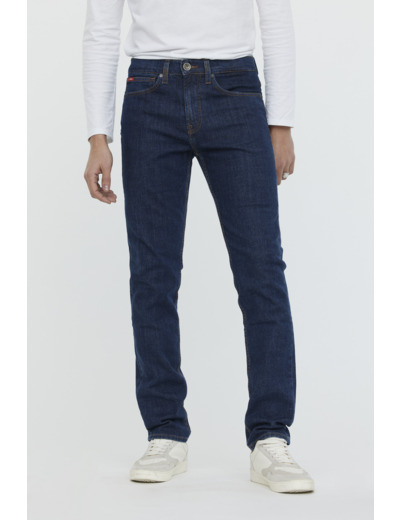Pantalon taille haute, coupe confort
