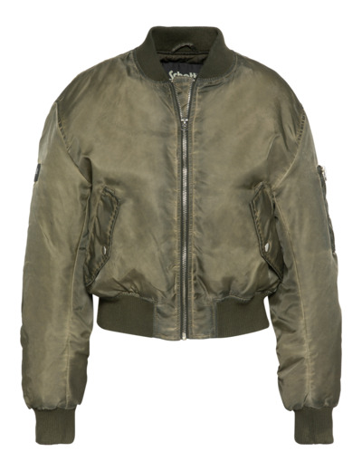 Bomber lavé oversize