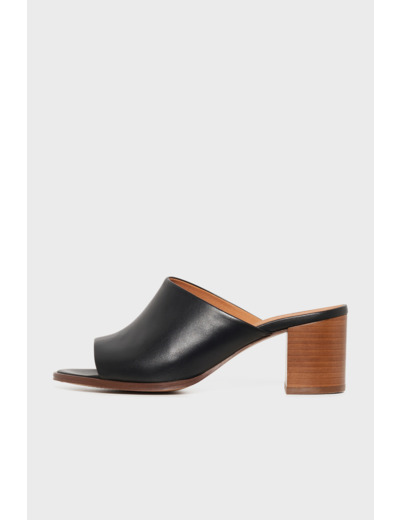 Mules en cuir à talons - LIVIO