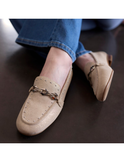 Mocassins Femme Alicia Argenté
