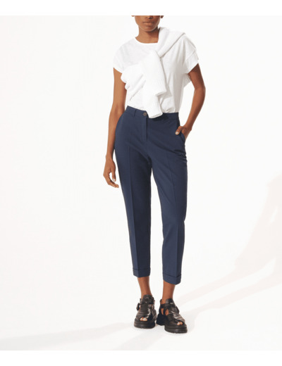 Pantalon droit navy
