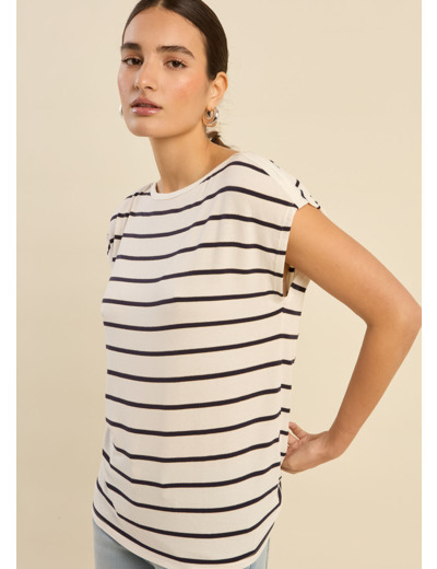 Tee-shirt à motifs rayures