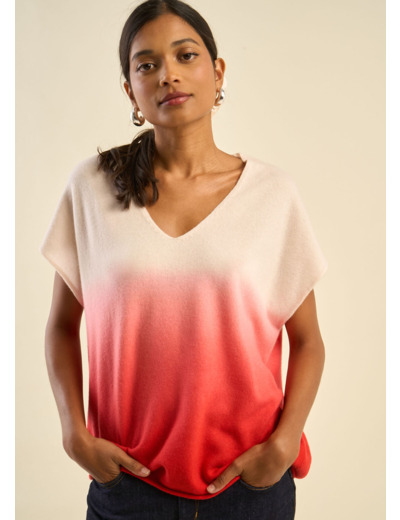 Pull manches courtes tie and die