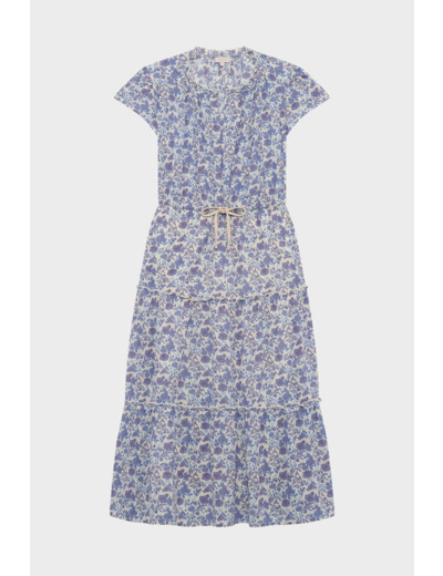 Robe longue cintrée à fleurs - PHILBERTA