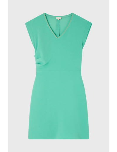 Robe courte cintrée unie - ELAIA