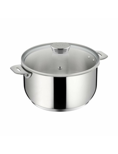 Casserole inox salvaspazio avec couvercle 16 cm (1.6l)