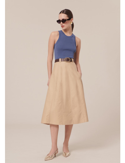 Jupe Jil Beige en Coton