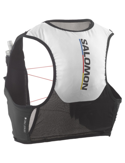 Sense Pro 6 Race Flag Set Black White