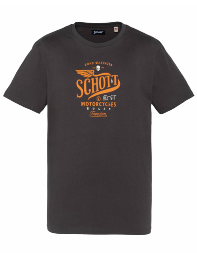 T-shirt imprimé motor TSKENT26 SCHOTT