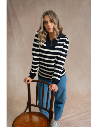 Pull femme col camionneur Vozia