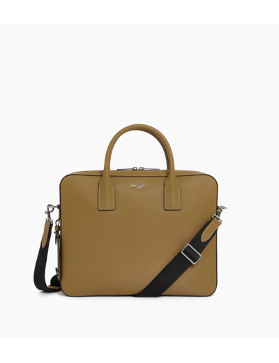 Porte document slim 14" Emile en cuir signarture T