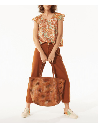 Blouse caramel