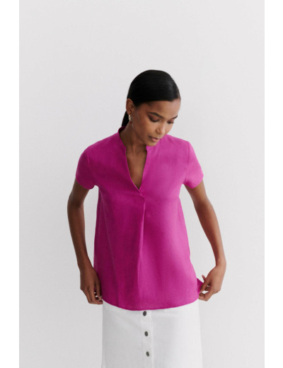 Blouse kat 100% lin