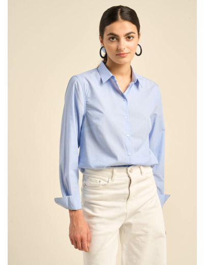 Chemise cintrée à manches longues