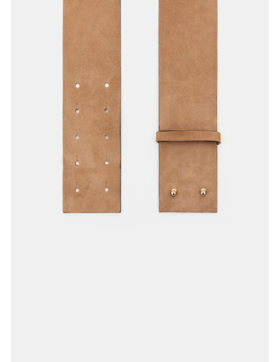 Ceinture Lauren marron en velours