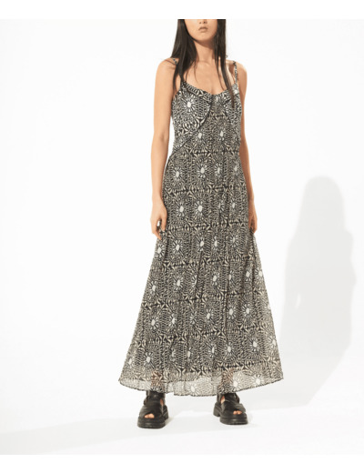 Robe marguerite noir