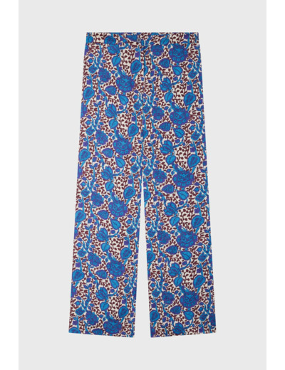 Pantalon large imprimé - CAMELIA