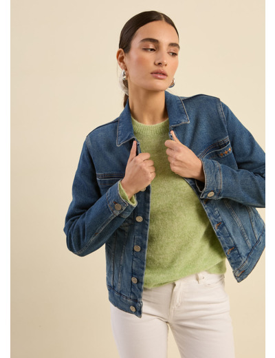 Veste en jean denim