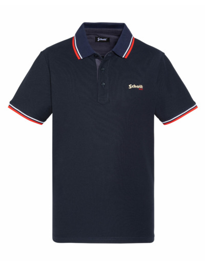 Polo 3 boutons PSHARBOUR SCHOTT