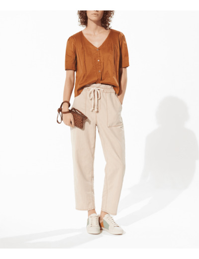 Blouse muscade