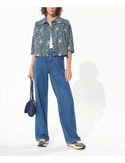 Veste marguerite denim