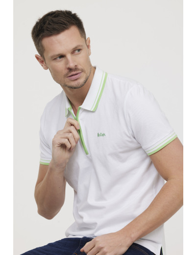 Polo BIRO Blanc