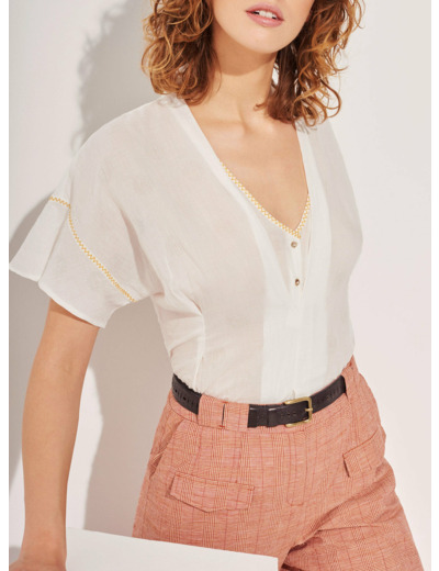 Blouse blanc