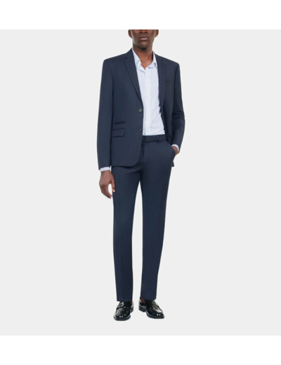 Veste De Costume En Laine Bleu Marine navy