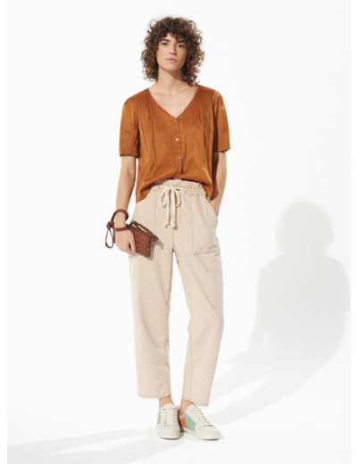 Blouse muscade