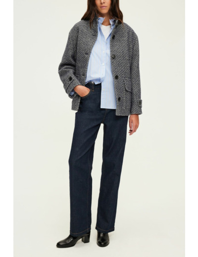 Manteau court à col montant - LYSIANE