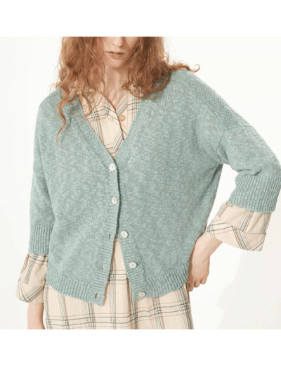 Cardigan vert ming