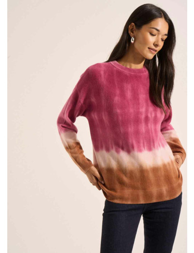 Pull col rond tie and dye