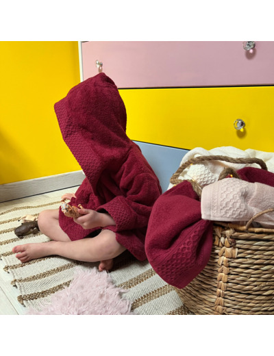 Peignoir Enfant | Eponge zéro twist | Tradition des Vosges