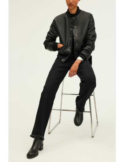 Jean droit à franges - NOREEN