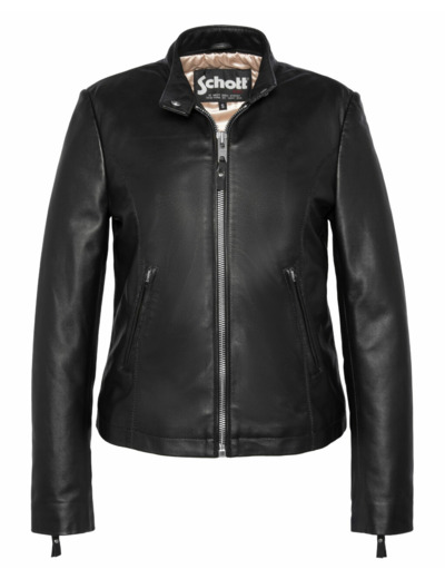 Blouson motard en cuir SCHOTT LCWLOLA