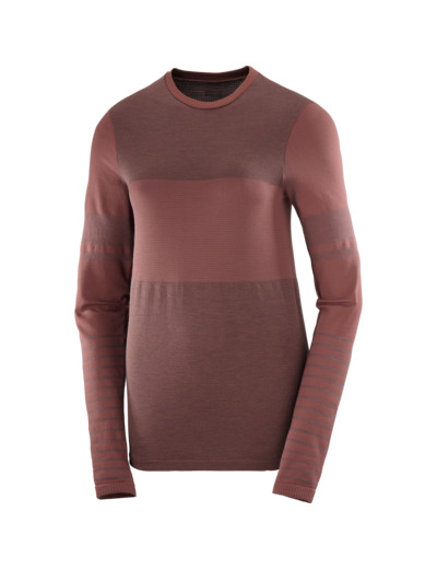 Sntial Wool Ls Top Rum Raisin