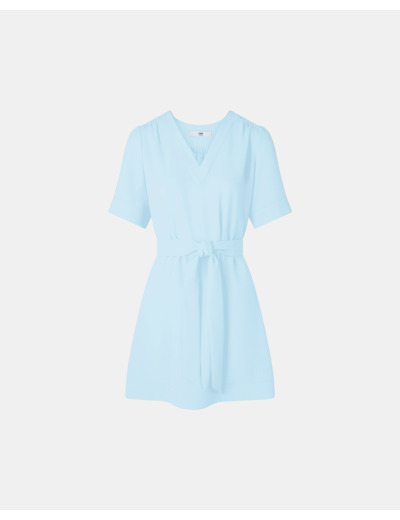Robe Retie Bleu Ciel