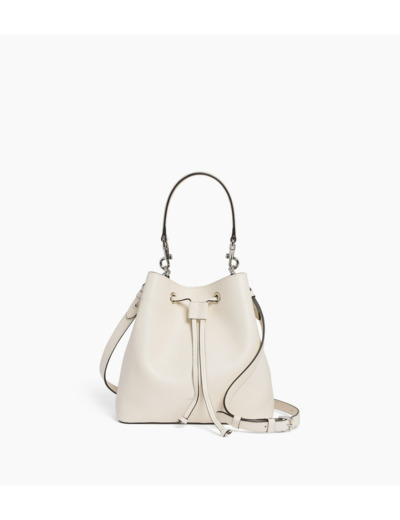 Sac seau Louise en cuir grainé